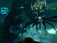 Starcie z Lewiatanami w Subnautica to jedno z najlepszych doświadczeń w grze. Na zdjęciu - zrzut ekranu z gry. (Źródło obrazu: Steam)