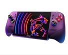 Tańszy model MSI Claw 8 EX będzie dostępny w kolorze Luminous Blue, w przeciwieństwie do pokazanego wariantu Arc G3 Extreme w kolorze Void Purple.