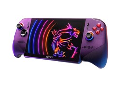 Tańszy model MSI Claw 8 EX będzie dostępny w kolorze Luminous Blue, w przeciwieństwie do pokazanego wariantu Arc G3 Extreme w kolorze Void Purple.