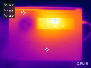 Spód podczas testu warunków skrajnych