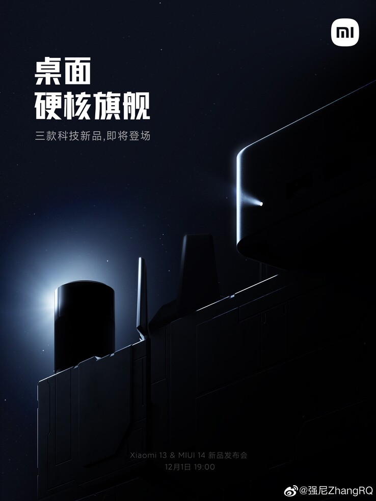 ...może dołączyć pełny PC na scenie podczas wydarzenia 13/MIUI 14. (Źródło: I am HYK via Weibo, Xiaomi via Weibo)