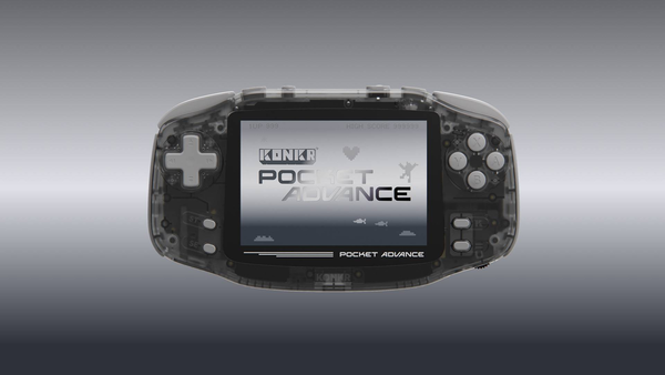 Ayaneo Konkr Pocket Advance w kolorze Onyx Ice.