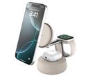 Nowa stacja dokująca Belkin Qi2 25W 3-w-1 powinna naładować iPhone'a 16 od 0 do 50% w 25 minut przy użyciu systemu iOS 26 lub nowszego. (Źródło zdjęcia: Belkin)