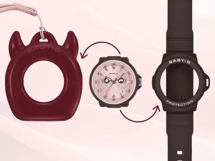 Zegarek Casio Baby-G BGA-20K jest wyposażony w dwa akcesoria