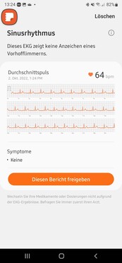 Pomiar ciśnienia krwi i EKG działają za pośrednictwem trzeciej aplikacji, o nazwie Samsung Health Monitor