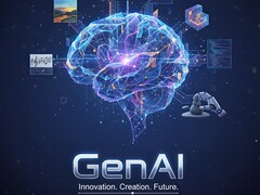 GenAI: Mózg nowej generacji cyfrowej kreatywności. (Źródło obrazu: AI generated)