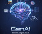 GenAI: Mózg nowej generacji cyfrowej kreatywności. (Źródło obrazu: AI generated)