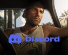 Jason z gry GTA 6 przedstawiony wraz z logo serwisu Discord