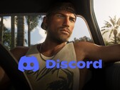 Jason z gry GTA 6 przedstawiony wraz z logo serwisu Discord