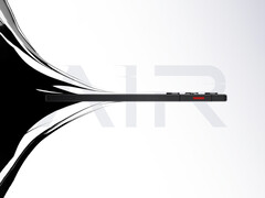 RedMagic 11 Air wkrótce pojawi się w Chinach. Na zdjęciu: zdjęcie promocyjne telefonu pokazujące bok. (Źródło zdjęcia: RedMagic)