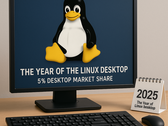 Linux osiąga 5% udziału w rynku systemów operacyjnych dla komputerów stacjonarnych, co wskazuje na rosnącą popularność wśród konsumentów i graczy. (Obraz wygenerowany przez ChatGPT)