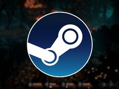 Obraz przedstawiający grę Darkest Dungeon II i logo Steam.