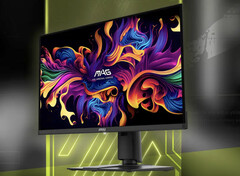 MAG 271QPX QD-OLED E2 wydaje się być tańszą wersją MAG 271QPX QD-OLED. (Źródło obrazu: MSI)