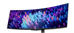 Predator X49 V ma zakrzywienie 1800R, podobnie jak jego rówieśnicy. (Źródło obrazu: Acer via DisplaySpecifications)