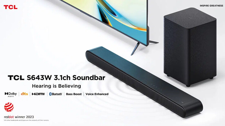 Soundbar TCL S643W (źródło obrazu: TCL)