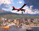 Hobart, Tasmania, Australia, jak widać w najnowszej aktualizacji Microsoft Flight Simulator 2024.