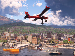 Hobart, Tasmania, Australia, jak widać w najnowszej aktualizacji Microsoft Flight Simulator 2024.