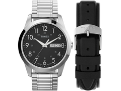 Timex Main Street Round TWG027900JQ jest wodoszczelny do 30 m (3 bar)