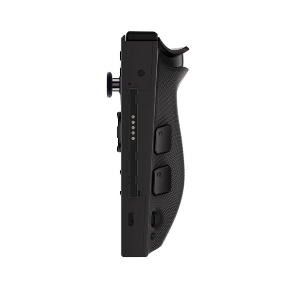 Przeprojektowany kontroler Truestrike ma coś, co wydaje się być portem USB-C z boku. (Źródło zdjęcia: Evan Blass)