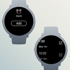 Po aktualizacji można ustawić wiele alarmów