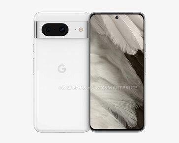 Pixel 8. (Źródło obrazu: @OnLeaks i MySmartPrice)