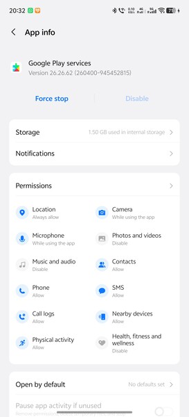 Usługa Google Pay nadal działała poprawnie z wersją Play Services 26.26.