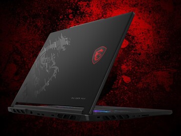 Tył MSI Raider 16 Max HX jest pokazany pod kątem (źródło zdjęcia: MSI PR)