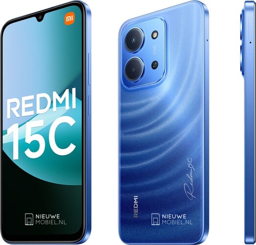 Redmi 15C w opcji kolorystycznej Moonlight Blue. (Źródło zdjęcia: NieuweMobiel)