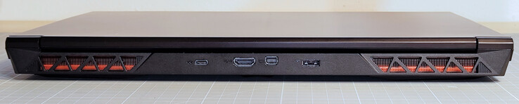USB Type-C Gen 2x1, Mini DisplayPort 1.4a (G-Sync), HDMI 2.1 (G-Sync; HDCP 2.3), złącze zasilania