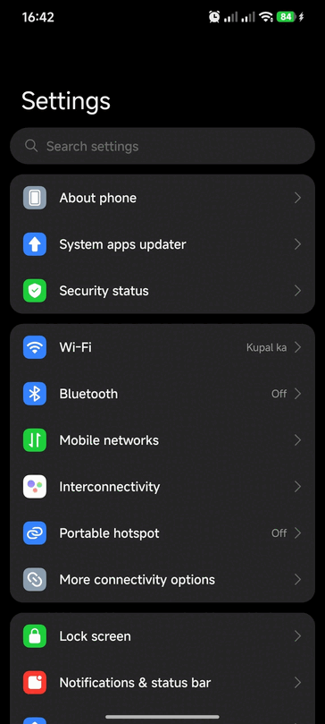 Zaktualizowana aplikacja Ustawienia (źródło obrazu: u/Square-Opportunity48 via Reddit)