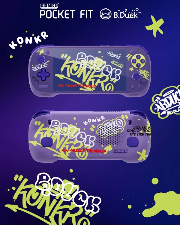 Konkr Pocket Fit Elite B.Duck Edition porzuca żółty kolor na rzecz fioletu (źródło zdjęcia: Ayaneo)
