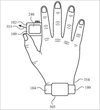 Apple Zegarek z kamerą. (Źródło obrazu: USPTO)