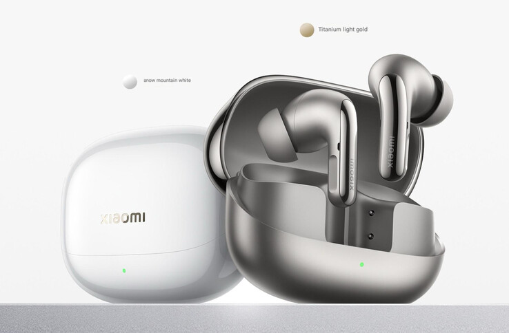 Zwykłe Xiaomi Buds 5 Pro są dostępne w dwóch kolorach do wyboru. (Źródło zdjęcia: Xiaomi)