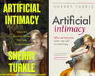 Dwie różne przednie okładki książki Artificial Intimacy