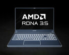 RDNA 3.5 może być w użyciu do 2029 roku. Na zdjęciu: Render przedstawiający gamingowego laptopa AMD. (Źródło obrazu: AMD - edytowane)