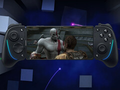 ARMSX2 w wersji 0.5.4 jest już dostępny dla testerów. Na zdjęciu: telefon Android z uruchomioną grą God of War II. (Źródło zdjęcia: r/playstation, Sony i Razer - edytowane)