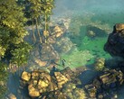 Ilustracja przedstawiająca dwie postacie z gry „Shadow Tactics: Blades of the Shogun”.