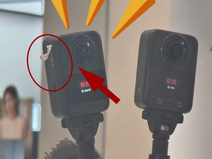 Modele Osmo 360 II i Osmo 360, od lewej do prawej.