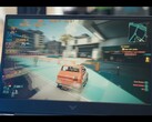 Rozgrywka w Cyberpunk 2077 uruchomiona na HP Victus z GPU RTX 5050 przy średnich ustawieniach 1080p (źródło obrazu: Dawid Does Tech Stuff/YouTube)