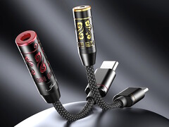 Słuchawkowy przetwornik cyfrowo-analogowy Jade Audio Jiezi dostępny jest w wersji niezbalansowanej 3,5 mm i zbalansowanej 4,4 mm. (Źródło zdjęcia: Jade Audio)