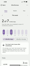 Nowa strona Fitbit Mindfulness. (Źródło zdjęcia: u/gh0st0002 via Reddit)