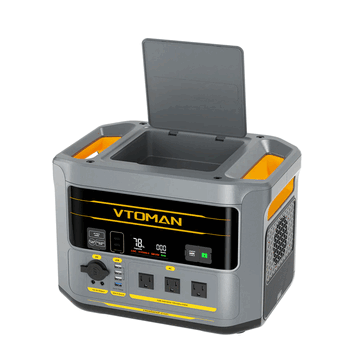 Przenośna stacja zasilająca Vtoman FlashSpeed 2400 ma płaską konstrukcję