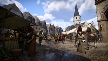 Obraz przedstawiający miasto Kuttenberg w Kingdom Come: Deliverance II. (Źródło obrazu: Steam)