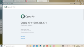 Sprawdzanie ile pamięci RAM potrzebuje Opera Air do załadowania i wyświetlenia 4 kart. Źródło obrazu: Notebookcheck
