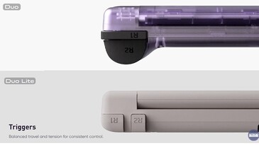 Model Retroid Pocket Duo będzie wyposażony w przyciski umieszczone jeden nad drugim, natomiast model Pocket Duo Lite będzie posiadał przyciski umieszczone w jednej linii.