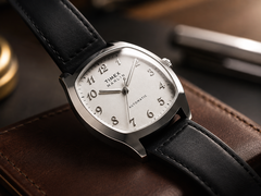 Model Timex Marlin Tonneau TW2Y84300IK posiada białą tarczę
