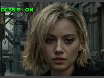 Grace z Resident Evil Requiem podczas DLSS na materiale filmowym.