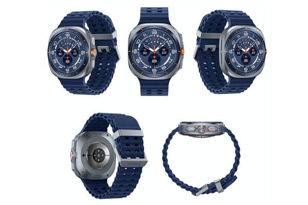 Wytrzymały Galaxy Watch Ultra (2025) wygląda oszałamiająco w tym niebieskim odcieniu. (Źródło zdjęcia: PhoneArena/Evan Blass)
