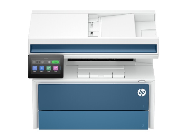 Urządzenie wielofunkcyjne HP LaserJet Pro MFP 4112fdw umożliwia drukowanie, kopiowanie, skanowanie i faksowanie.