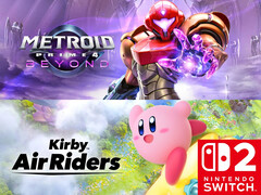 Pokazano banery Metroid Prime 4: Beyond i Kirby Air Riders (źródło zdjęcia: Nintendo of America z poprawkami)